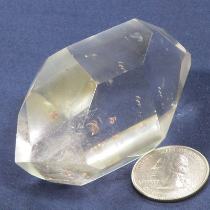 Polished Quartz Crystal Double Terminated Point from Brazil