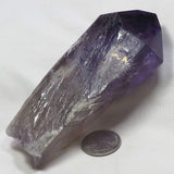 Smoky Amethyst Point with Phantoms from Bahia Brazil
