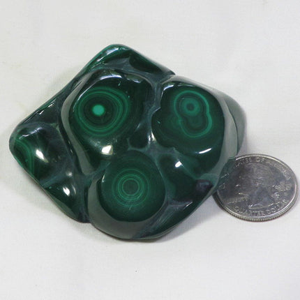 Polished Malachite Free Form from Democratic Republic of Congo