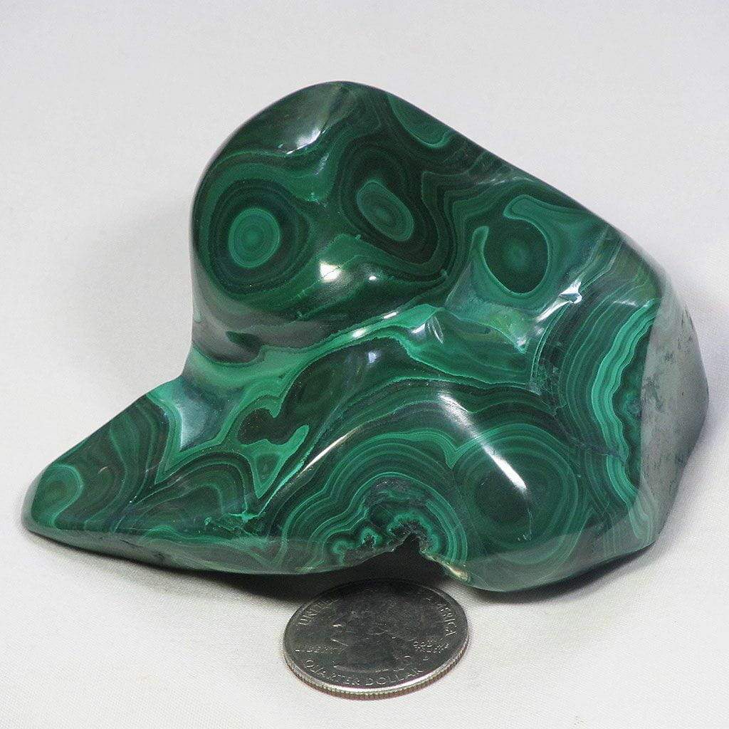 Polished Malachite Free Form from Democratic Republic of Congo