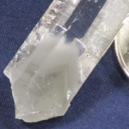 Colombian Singing Lemurian Quartz Crystal Phantom Point & Penetrators
