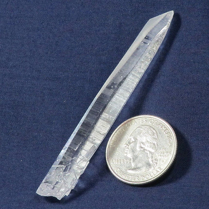 Singing Lemurian Quartz Crystal Point from Colombia