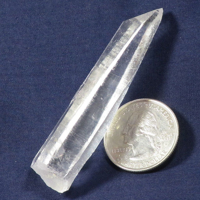 Singing Lemurian Quartz Crystal Point from Colombia
