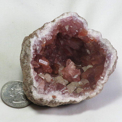 Pink Amethyst Geode from Patagonia Argentina