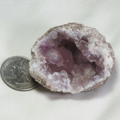 Pink Amethyst Geode from Patagonia Argentina