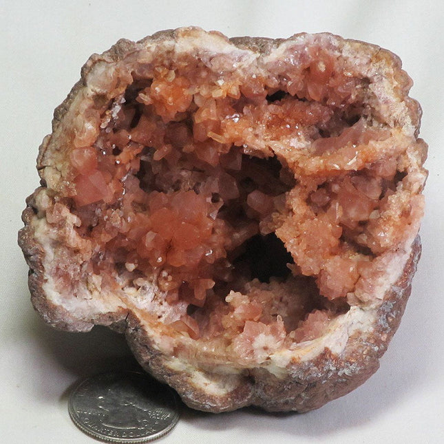 Pink Amethyst Geode from Patagonia Argentina