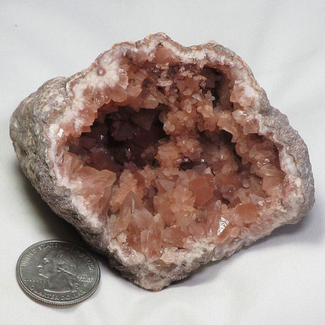 Pink Amethyst Geode from Patagonia Argentina