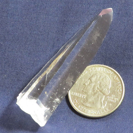 Singing Lemurian Quartz Crystal Point from Colombia