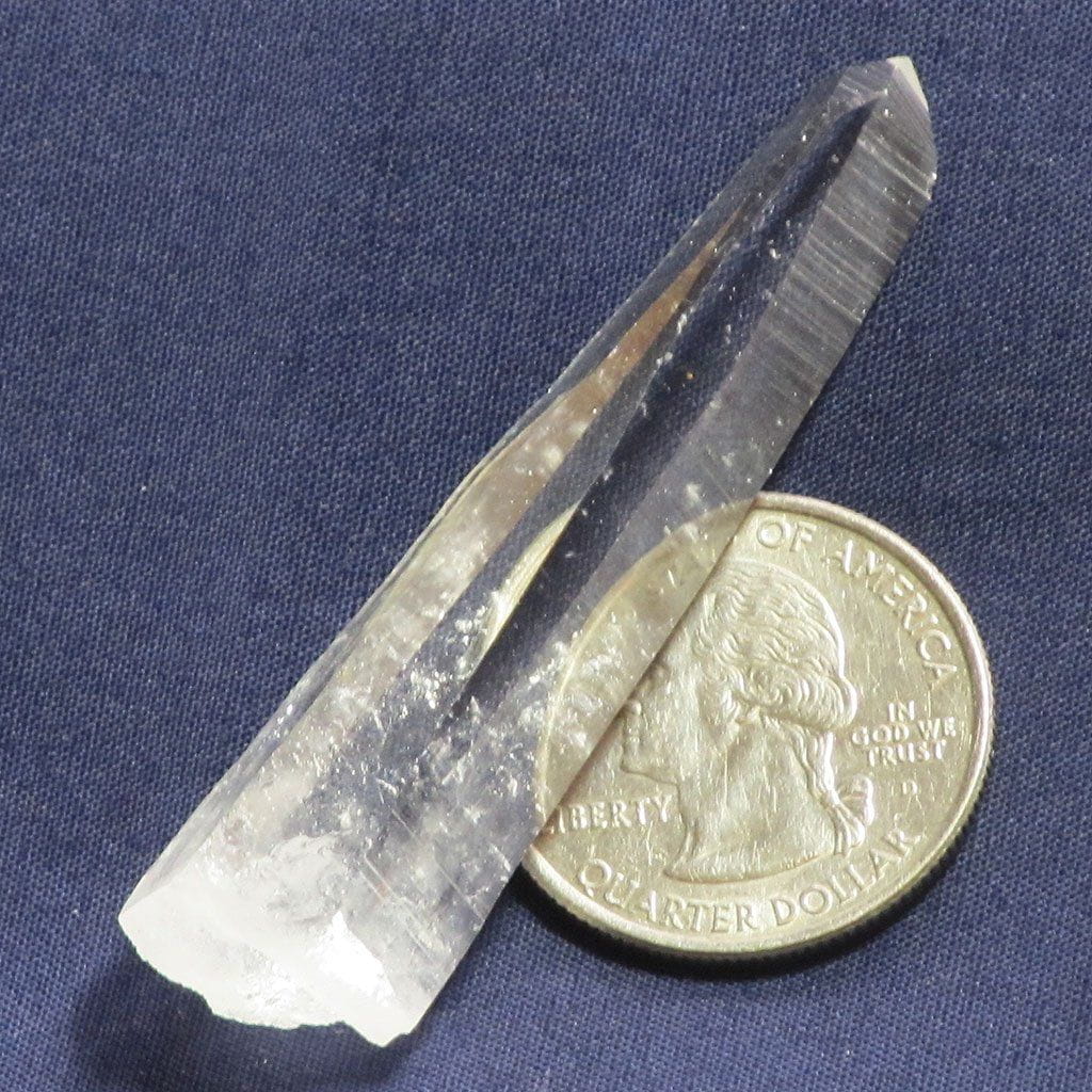 Colombian Lemurian Quartz Crystal Point with Time-Link Activation