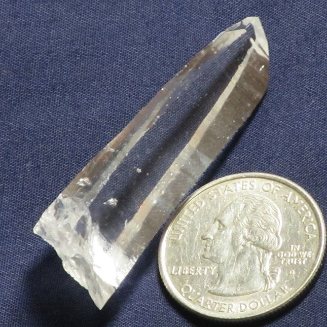 Singing Lemurian Quartz Crystal Point from Colombia