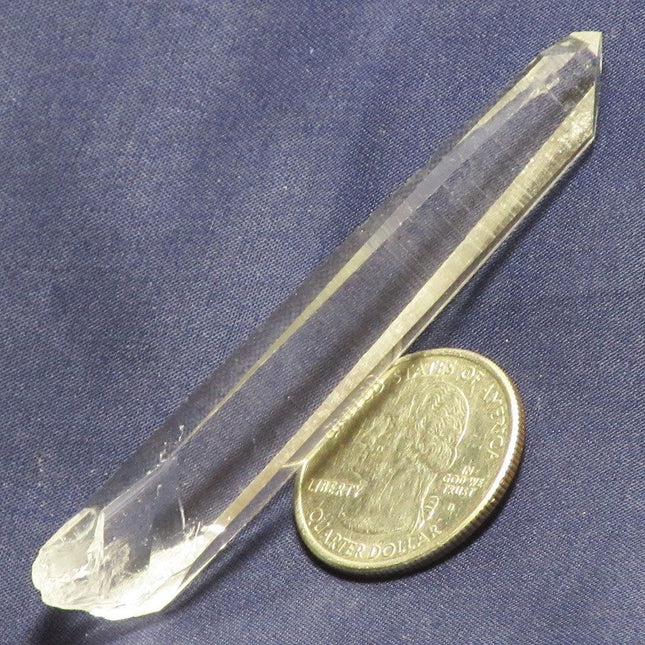 Singing Lemurian Quartz Crystal Point from Colombia