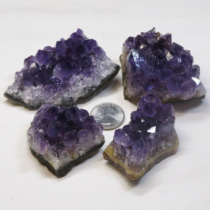 4 Uruguay Amethyst Clusters