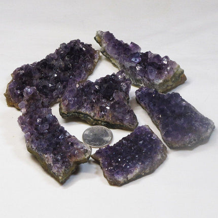 6 Uruguay Amethyst Clusters