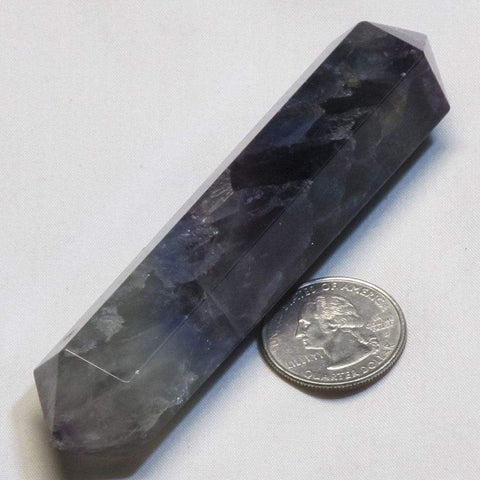 Polished Fluorite Double Terminated Point from Central Africa