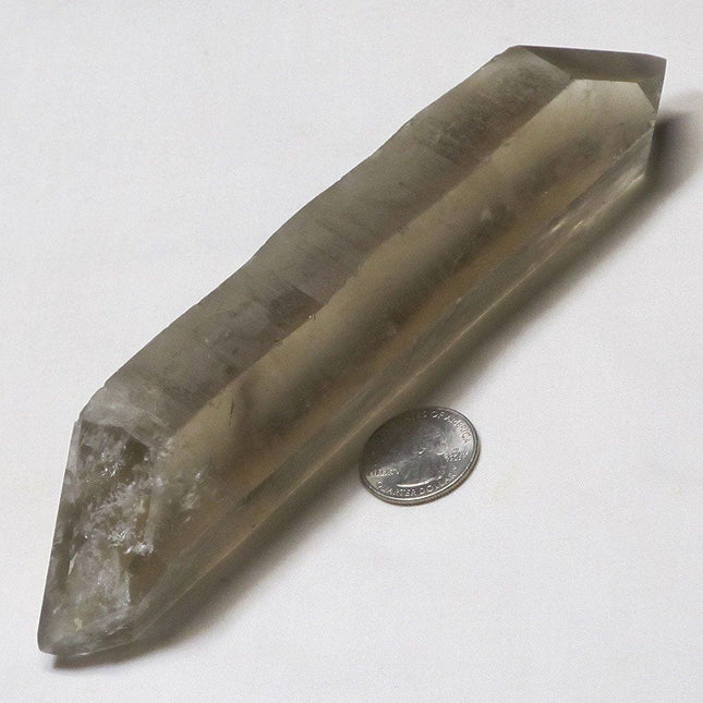Smoky Quartz Crystal Double Terminated Point from Brazil