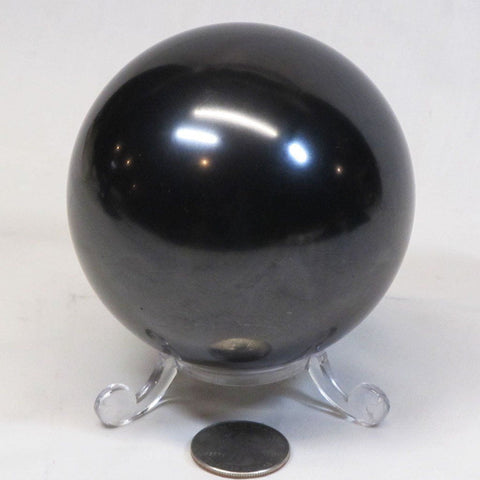 Polished Type 2 Shungite Sphere Ball from Russia (Shipped from USA)