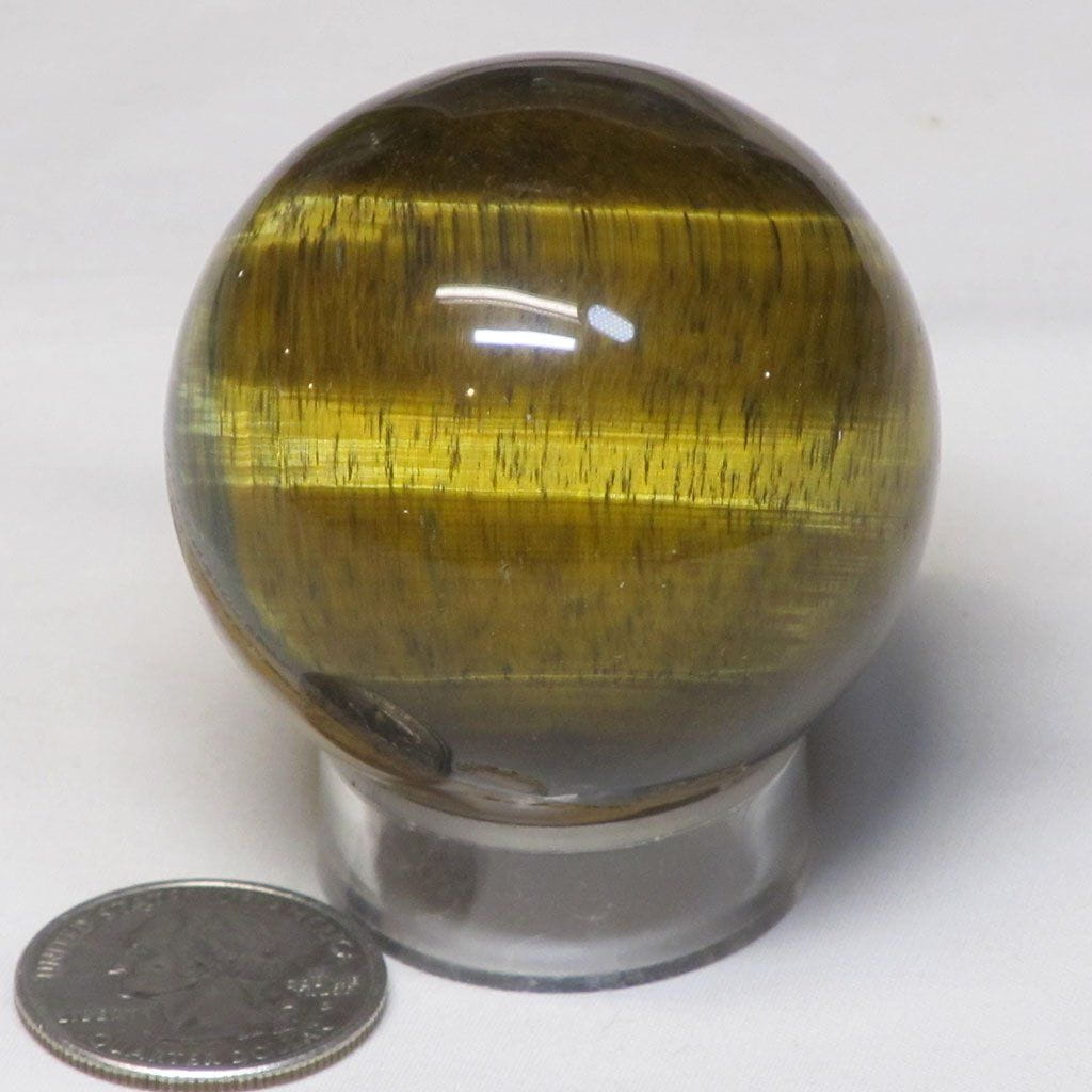 Polished Tiger Eye Sphere Ball from Central Africa