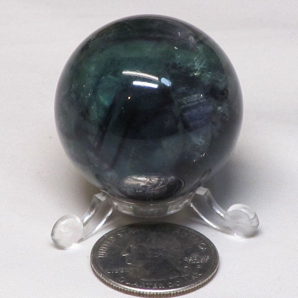 Polished Fluorite Sphere Ball from Central Africa