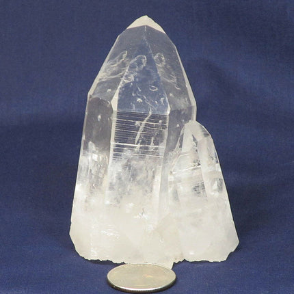 Arkansas Quartz Crystal Cluster with Rainbow