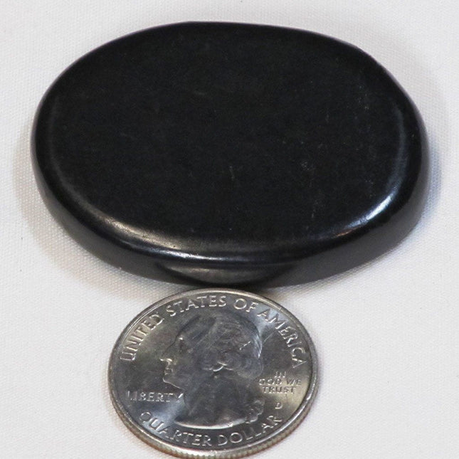 Type 2 Shungite Flat Palm Stone from Russia (Shipped from USA)