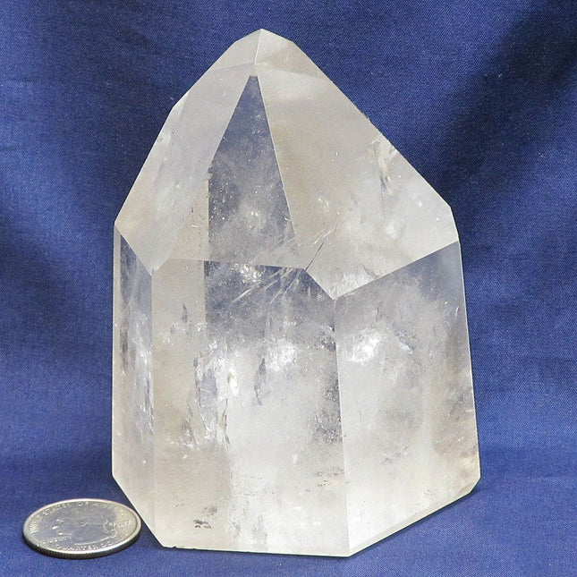 Polished Smoky Quartz Crystal Point from Brazil