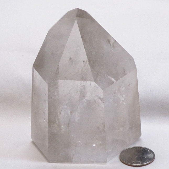 Polished Smoky Quartz Crystal Point from Brazil