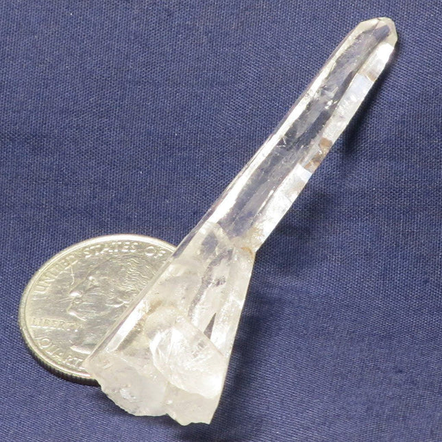 Singing Lemurian Quartz Crystal Point from Colombia