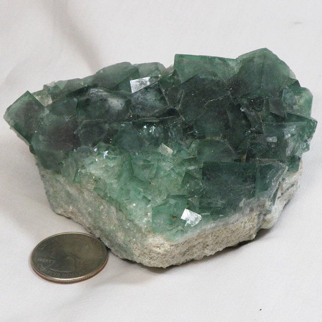 Green Fluorite Cluster from Madagascar