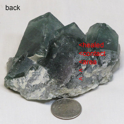 Green Fluorite Cluster from Madagascar