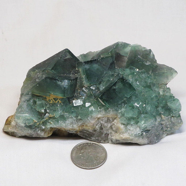 Green Fluorite Cluster from Madagascar