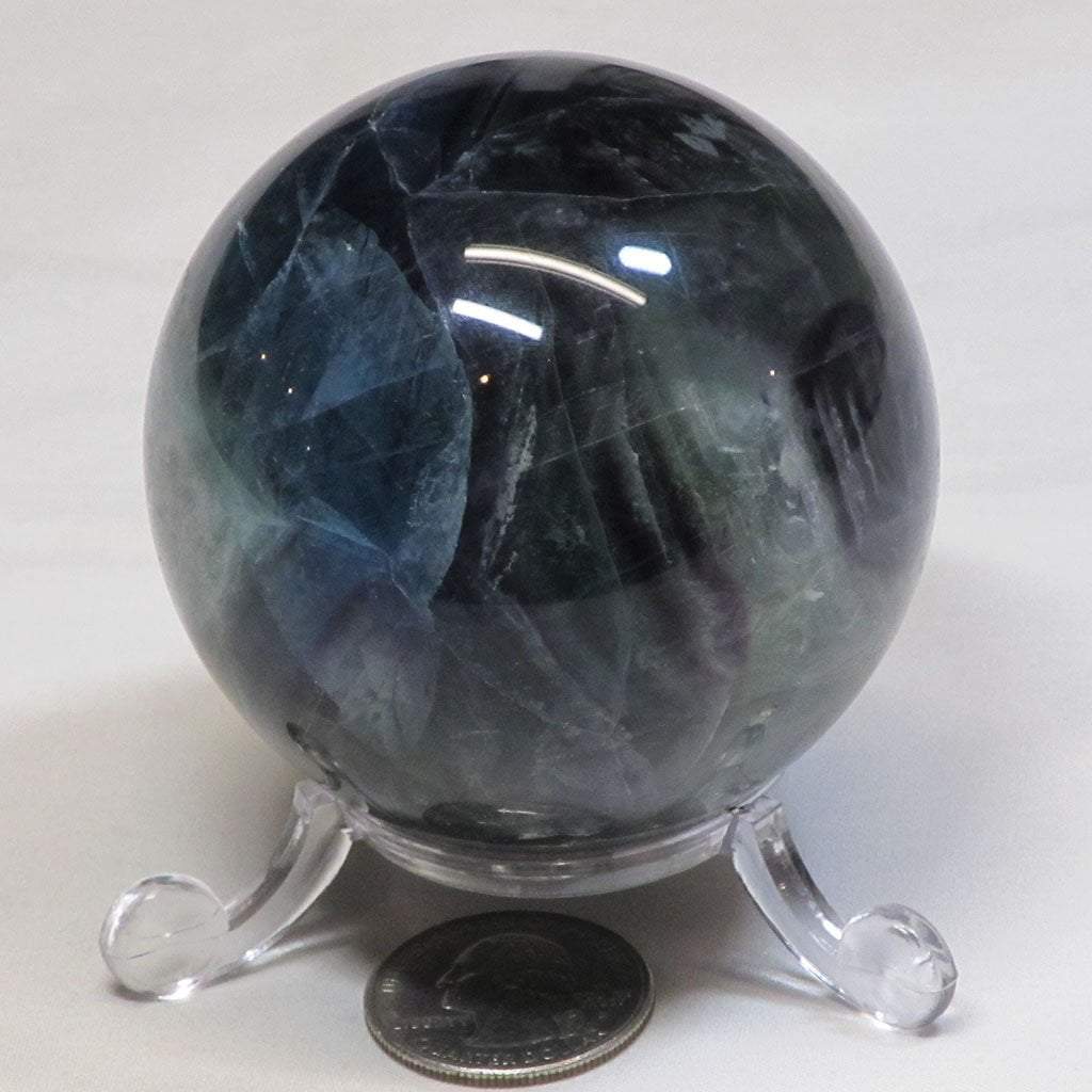 Polished Fluorite Sphere Ball from China (Shipped from USA)