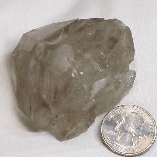 Smoky Quartz Crystal Double Terminated Elestial from Brazil