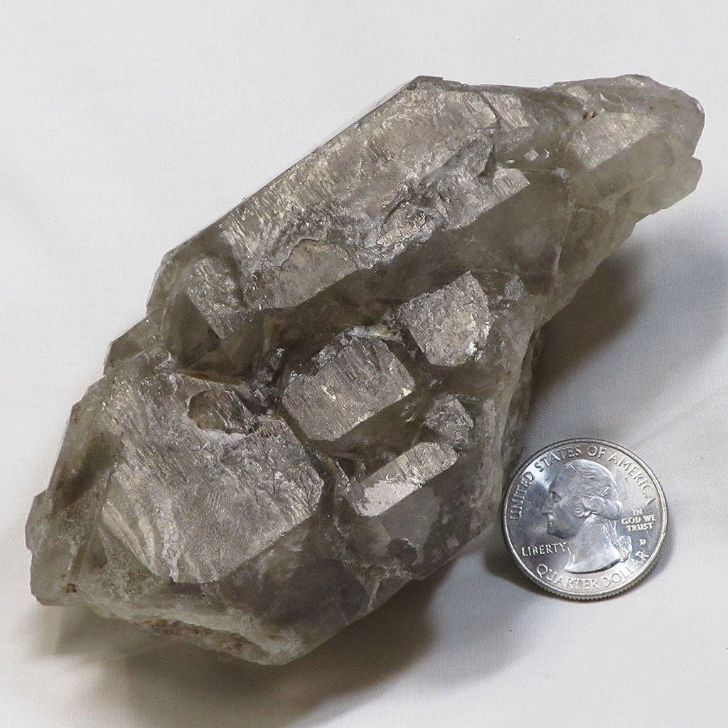 Smoky Quartz Crystal Double Terminated Elestial from Brazil