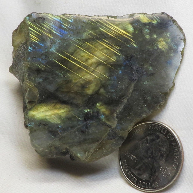 1 Side Polished Labradorite from Madagascar
