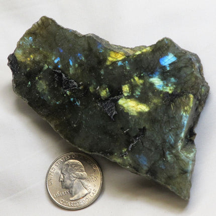 1 Side Polished Labradorite from Madagascar