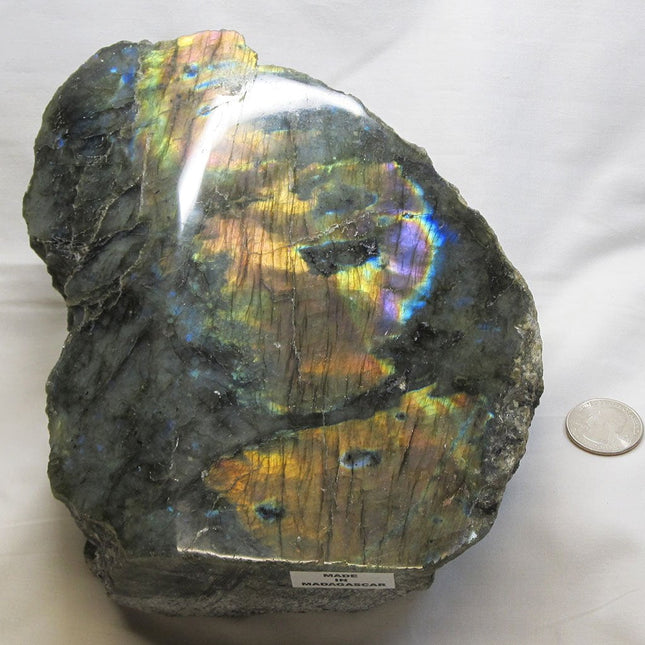 Large 1 Side Polished Labradorite from Madagascar