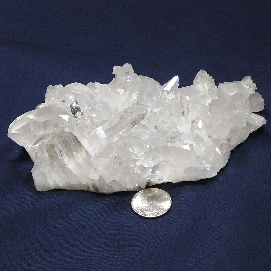 Quartz Crystal Cluster with Time-Link Activations & Adularia