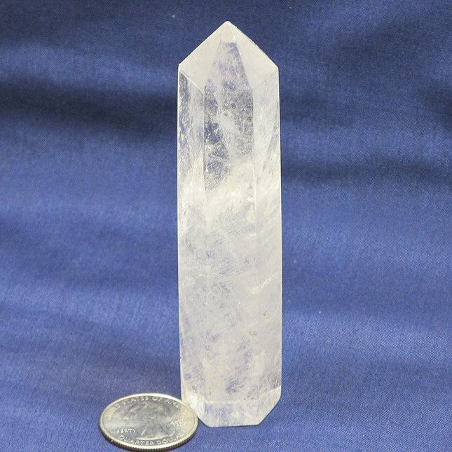 Polished Quartz Crystal Generator Point from Madagascar