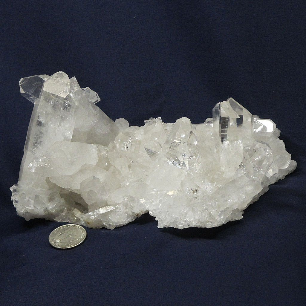 Quartz Crystal Cluster with Time-Link Activation from Arkansas