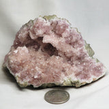 Pink Amethyst Geode Section from Patagonia Argentina