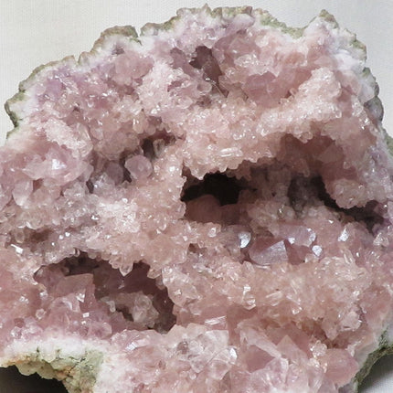 Pink Amethyst Geode Section from Patagonia Argentina