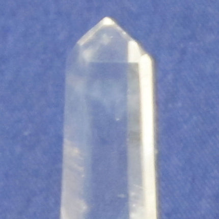 Colombian Singing Lemurian Quartz Crystal Tabby Point with Blue Mist
