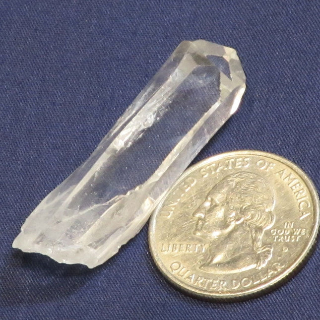 Singing Lemurian Quartz Crystal Point from Colombia