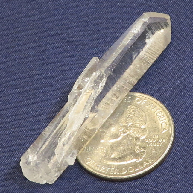 Singing Lemurian Quartz Crystal Point from Colombia