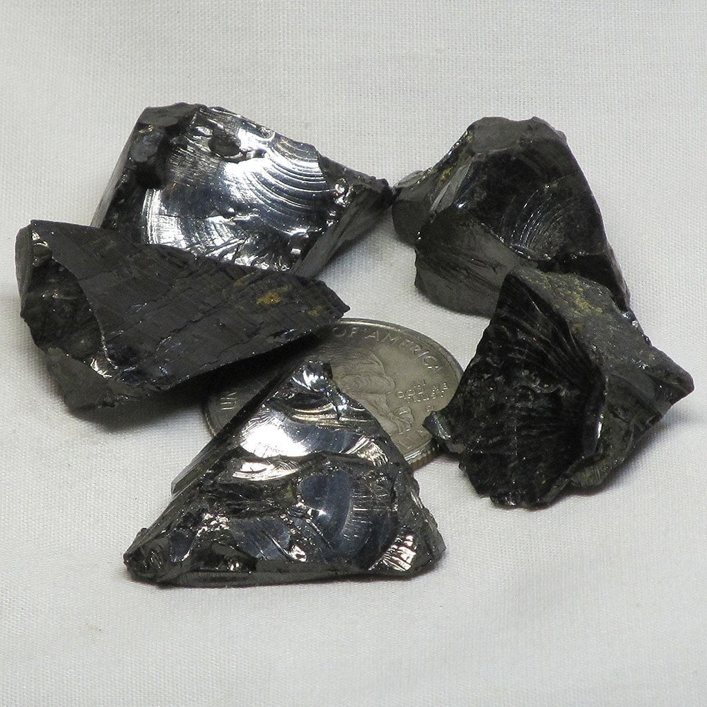 5 Elite Silver or Noble Shungite Pieces from Russia (Shipped from USA)