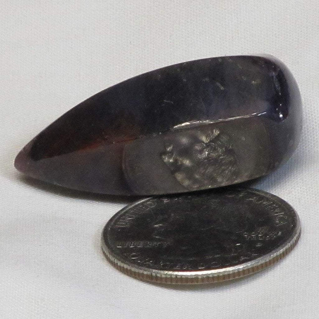 Polished Natural Purple Corundum Sapphire from Sri Lanka