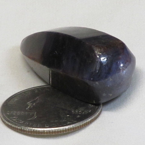 Polished Natural Purple Corundum Sapphire from Sri Lanka