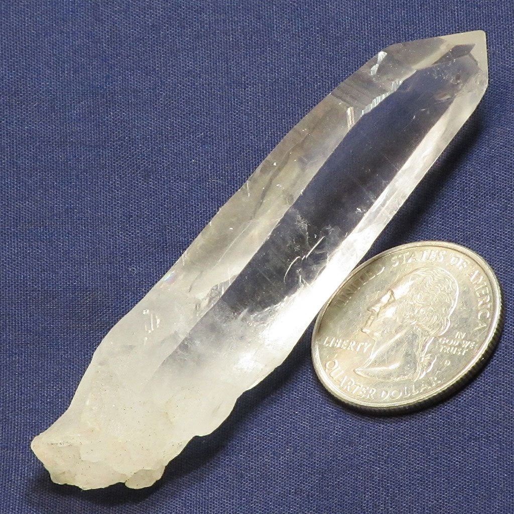 Laser Wand Quartz Crystal Tabby Point from Brazil