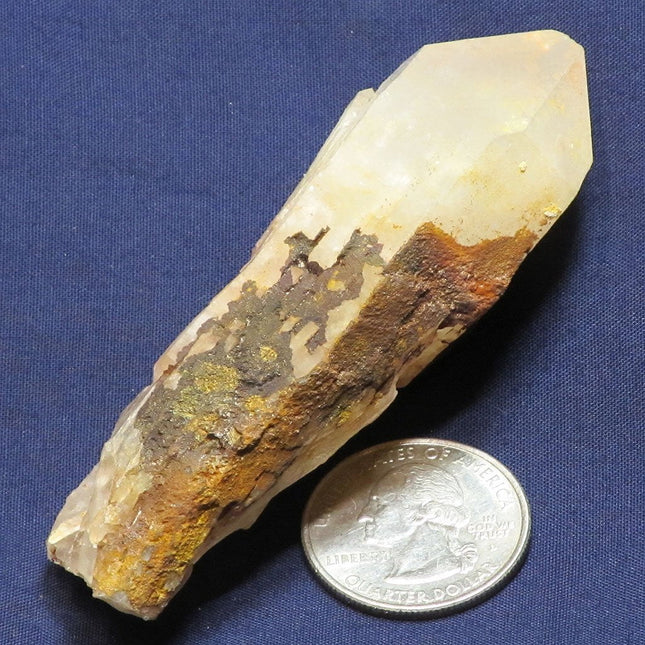 Candle Quartz Crystal Point from Madagascar