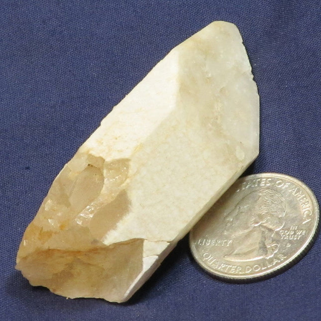 Rare Overcoat Quartz Crystal Point from Arkansas